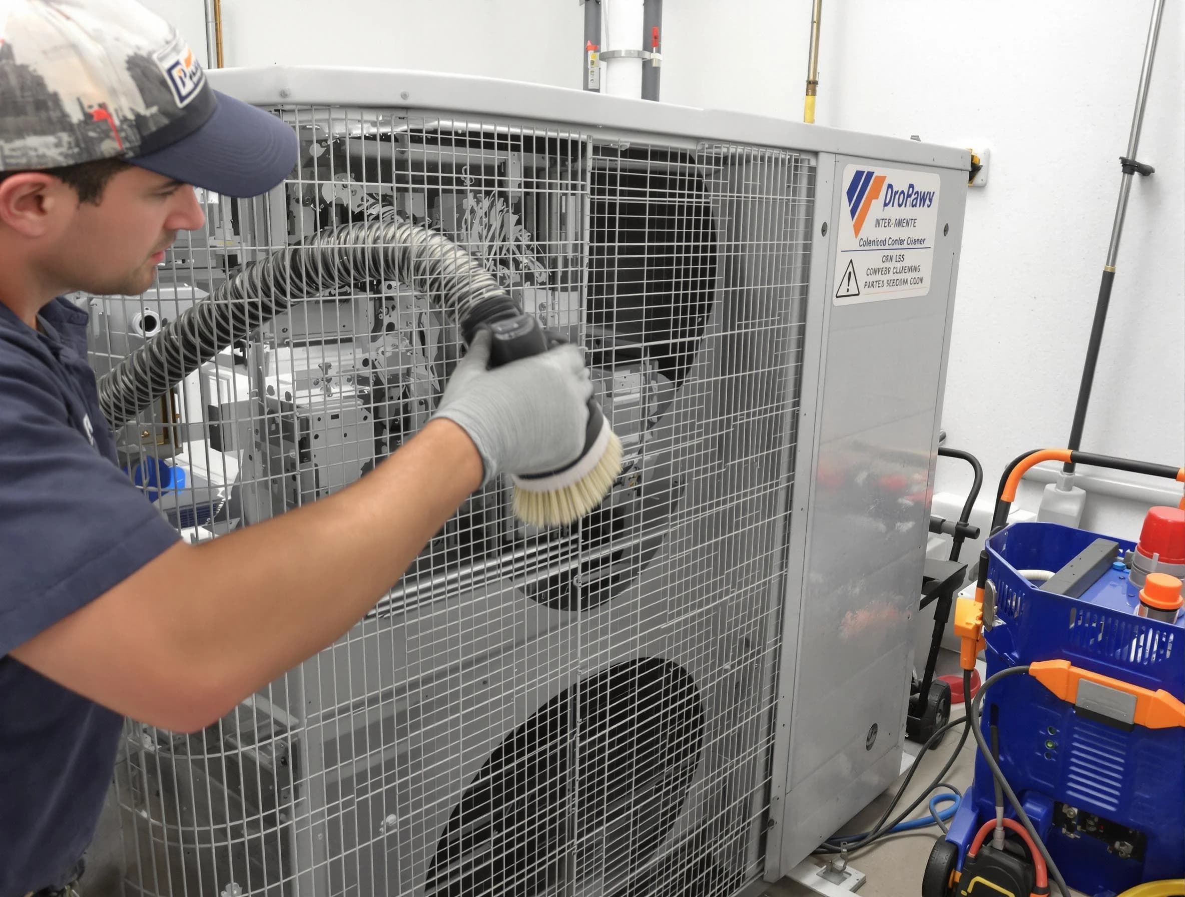 Avondale Air Duct Cleaning specialist performing precision AC coil cleaning for improved system performance in Avondale
