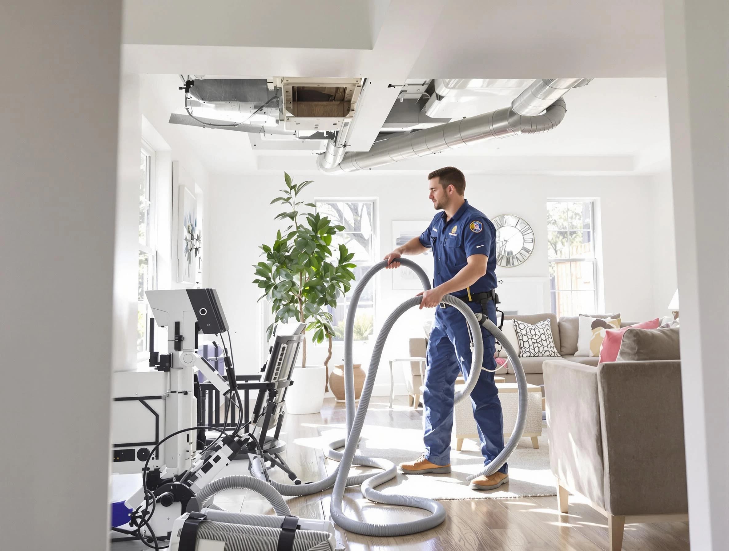 Avondale Air Duct Cleaning technician performing thorough AC duct cleaning for enhanced cooling efficiency in Avondale