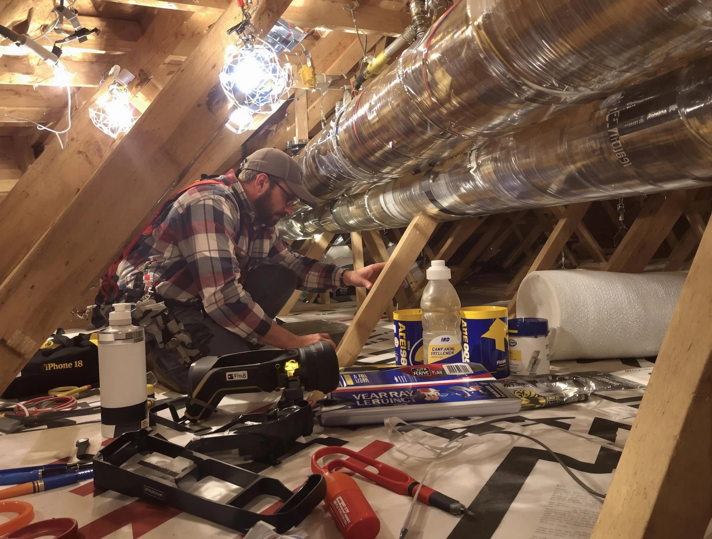 Avondale Air Duct Cleaning expert performing precision duct sealing to improve HVAC efficiency in Avondale