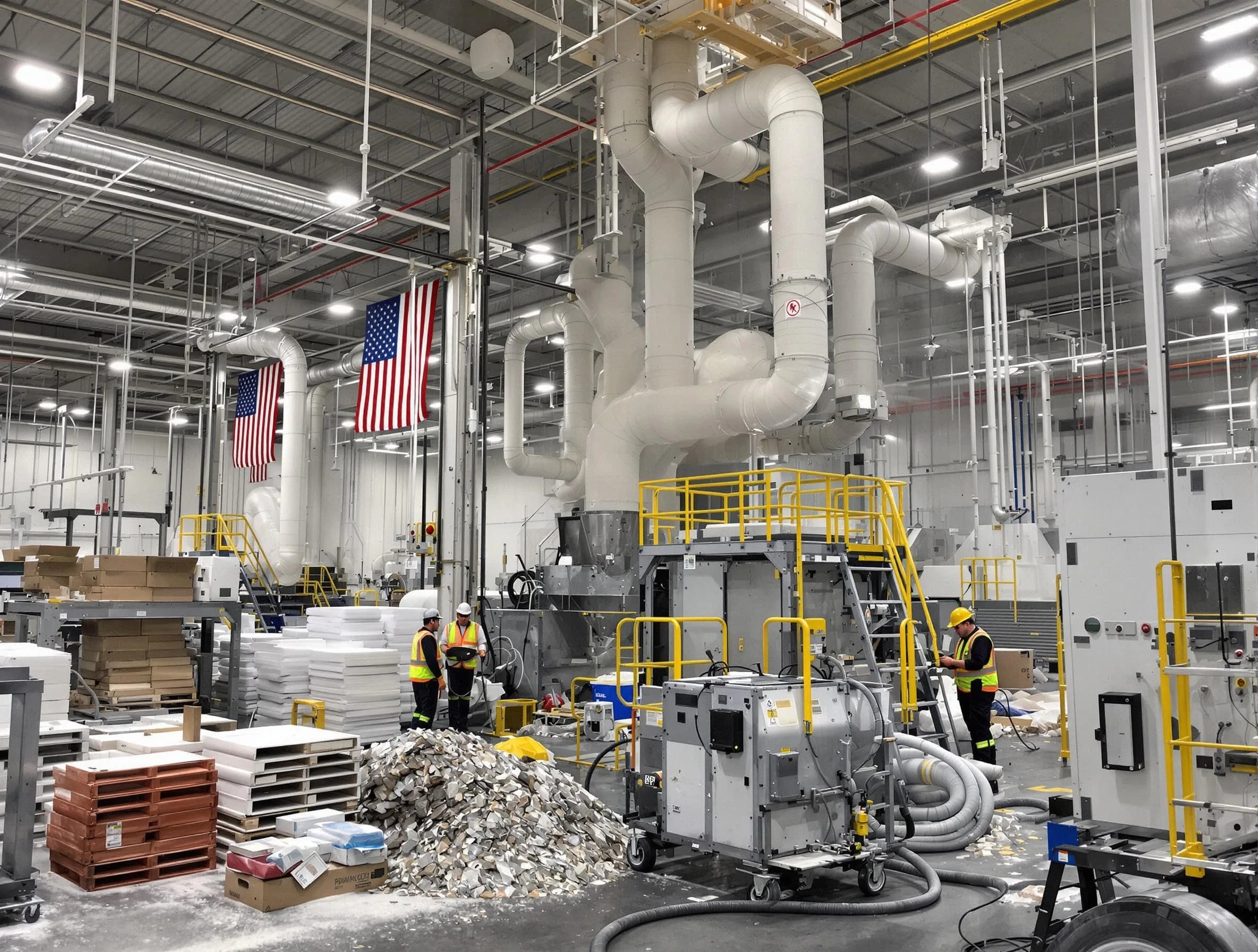 Avondale Air Duct Cleaning team performing large-scale industrial duct cleaning at a commercial facility in Avondale