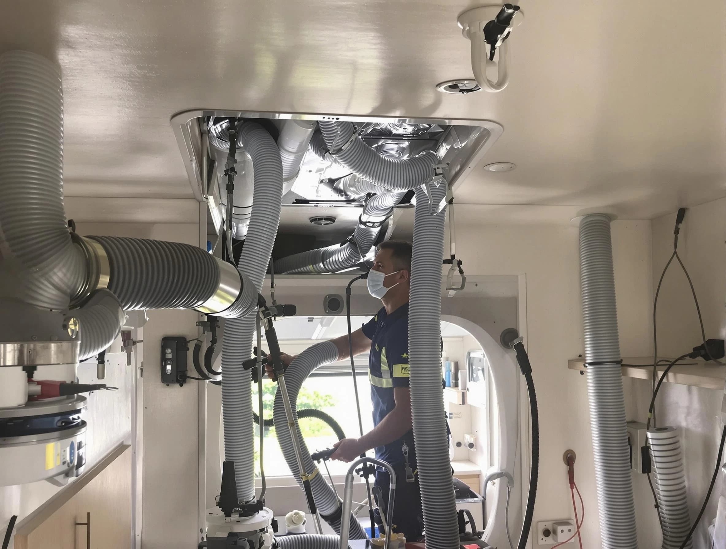 Avondale Air Duct Cleaning specialist performing precise mobile home duct cleaning in Avondale