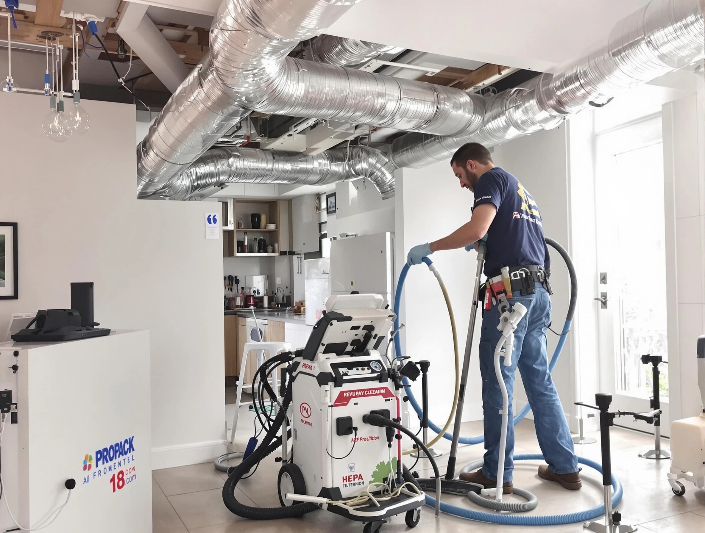 Avondale Air Duct Cleaning technician performing advanced pure duct cleaning with specialized equipment in Avondale