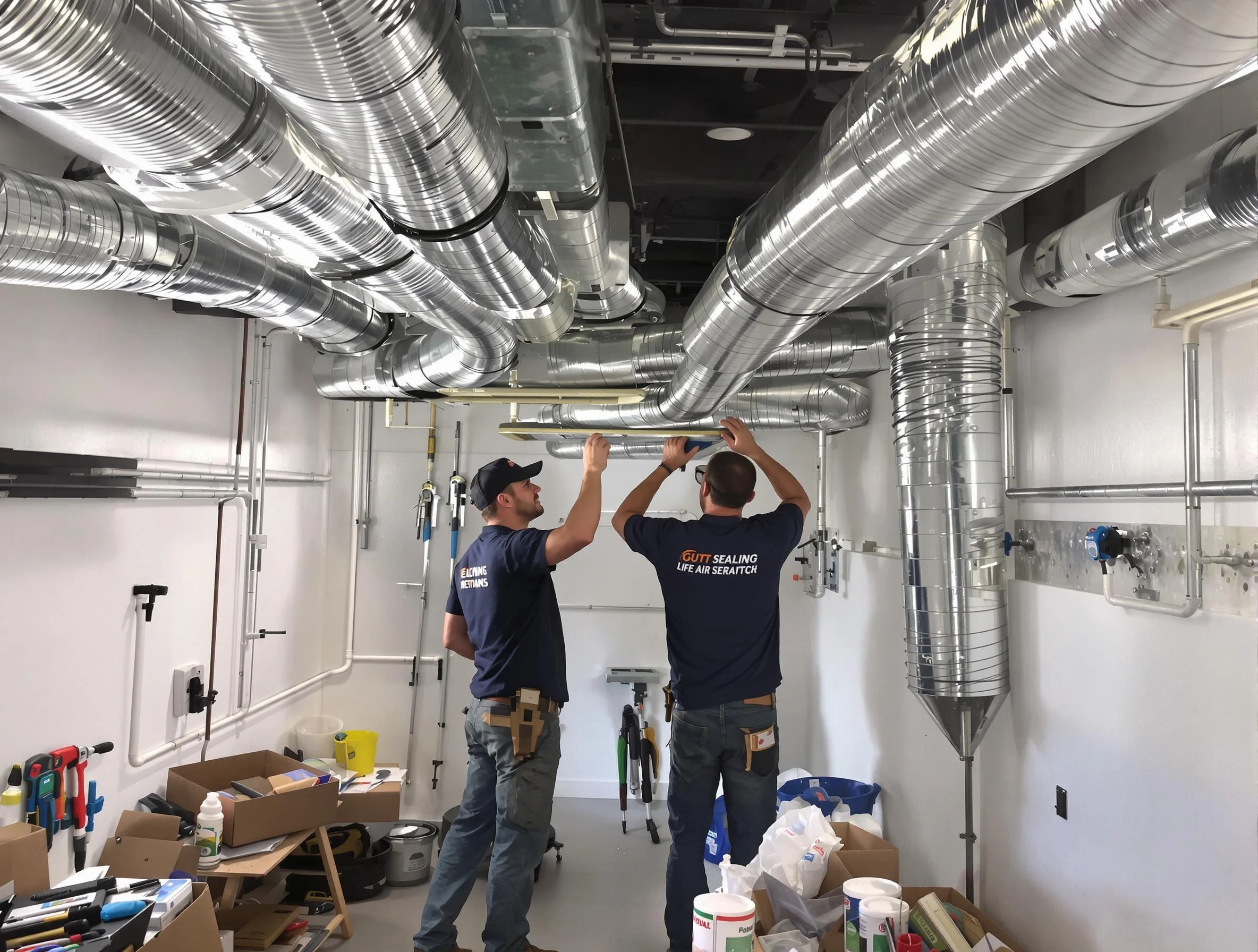 Avondale Air Duct Cleaning technician applying professional duct sealing solutions in Avondale