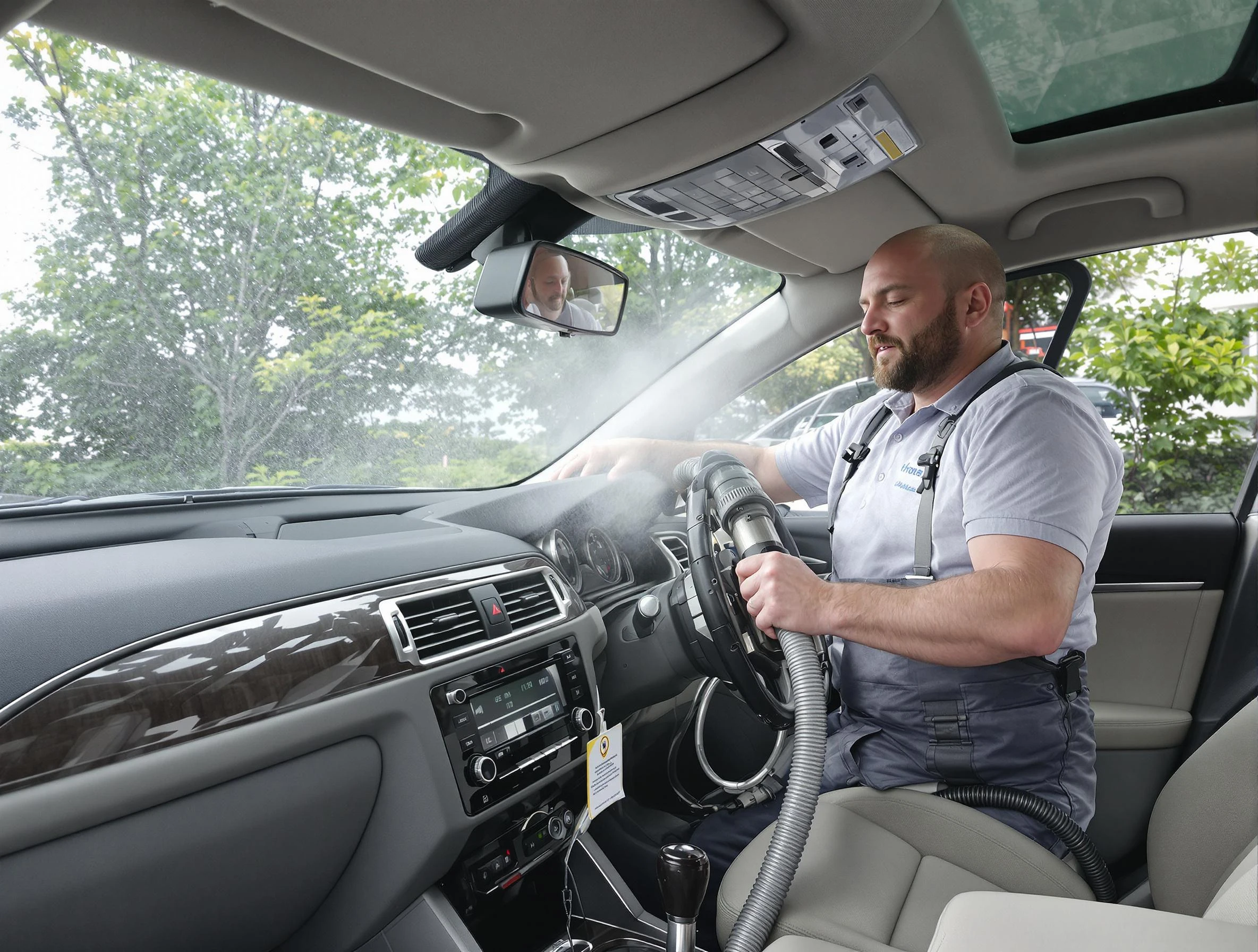 Avondale Air Duct Cleaning specialist performing professional car duct cleaning in Avondale