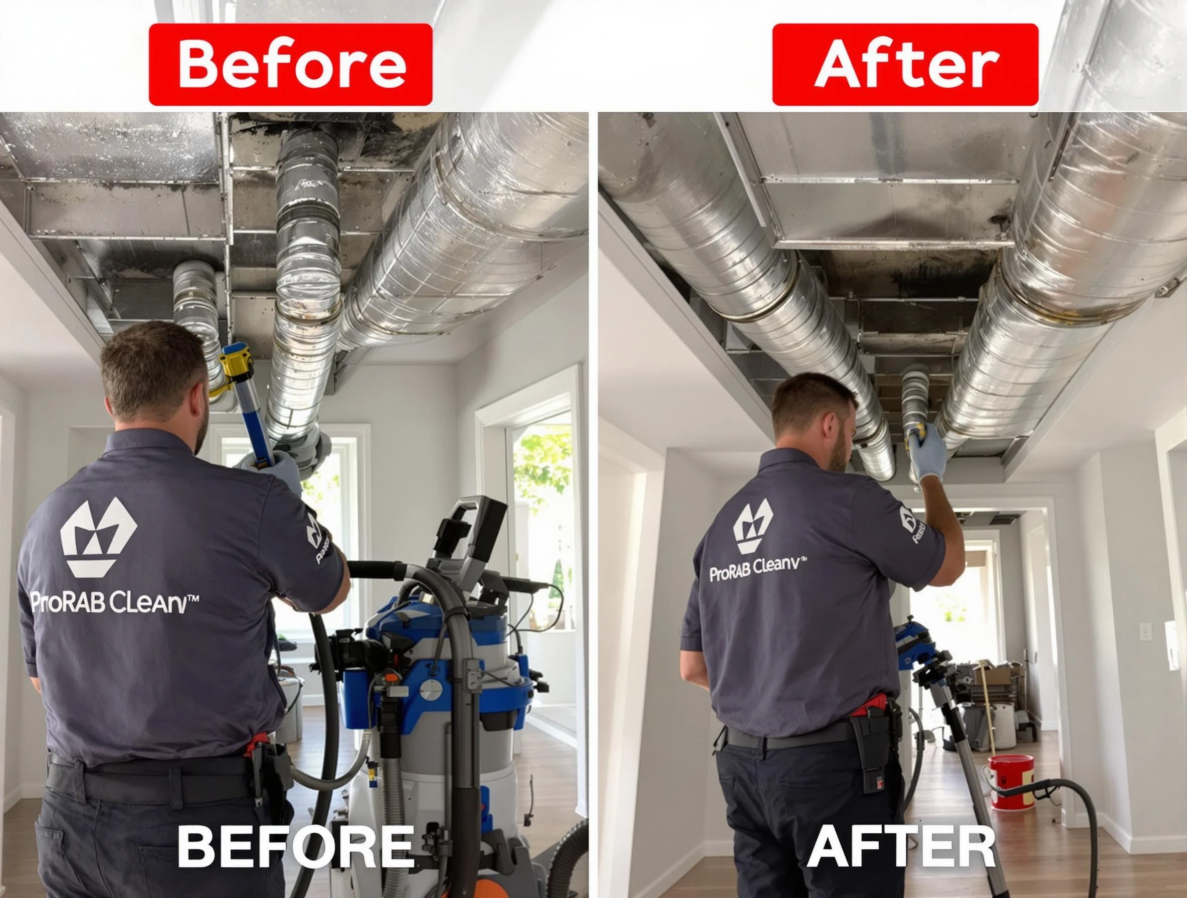 Avondale Air Duct Cleaning expert performing thorough residential duct cleaning in a Avondale home
